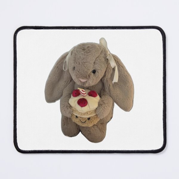 Item preview, jellycat bow bunny and cake designed and sold by teethfairy.