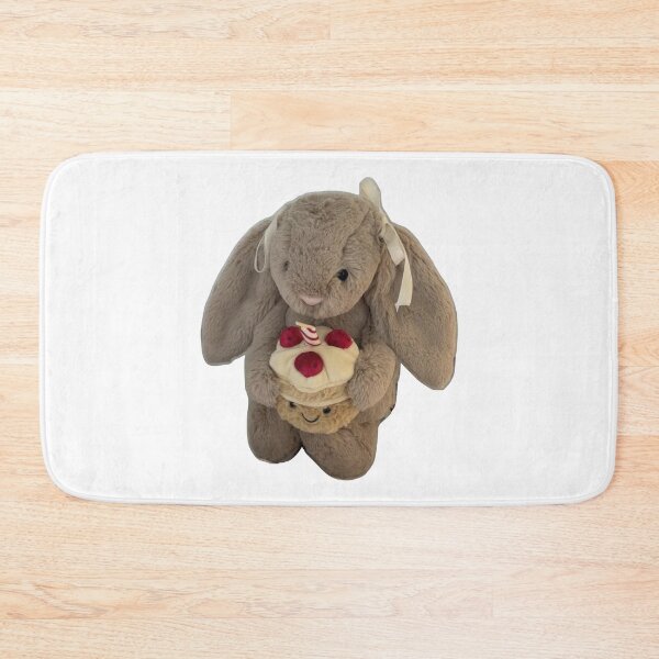 Item preview, jellycat bow bunny and cake designed and sold by teethfairy.