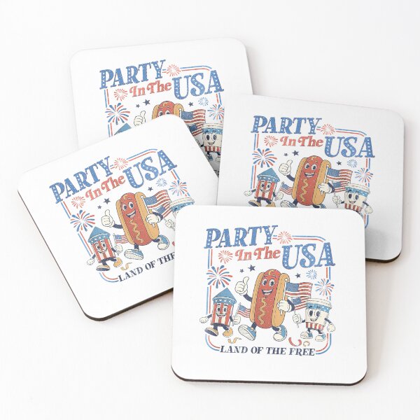 Item preview, Party in The USA 4th July Party Funny Groovy Men Women Kids T-Shirt designed and sold by Othinus.