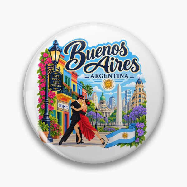 Item preview, Buenos Aires, Argentina - Tango City designed and sold by Myra365Art.