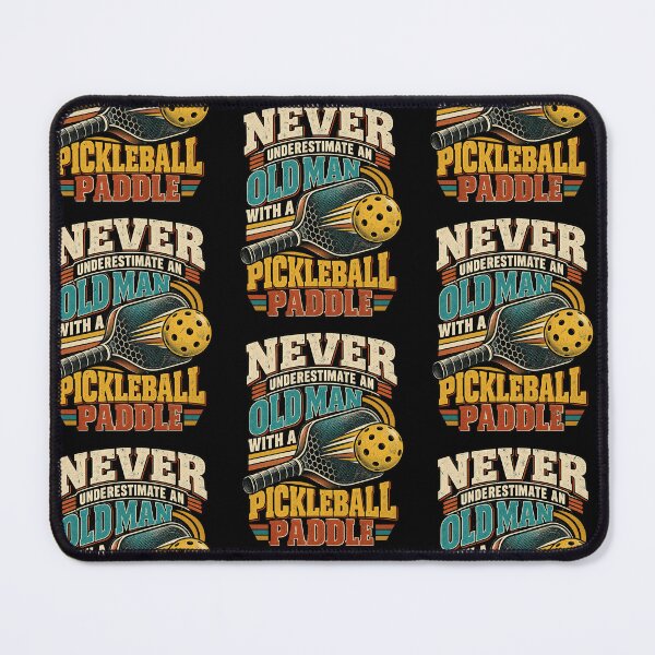 Item preview, Mens Never Underestimate an Old Man with A Pickleball Paddle vintage designed and sold by EmmaSchaffer1.