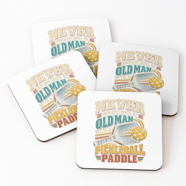 Item preview, Mens Never Underestimate an Old Man with A Pickleball Paddle vintage designed and sold by EmmaSchaffer1.