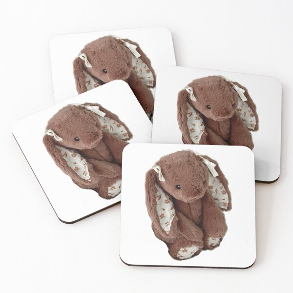 Item preview, jellycat chocolate bow bunny designed and sold by teethfairy.