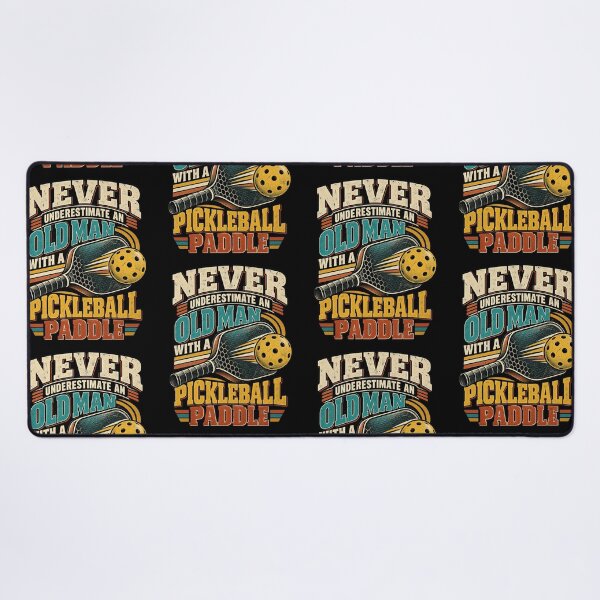 Item preview, Mens Never Underestimate an Old Man with A Pickleball Paddle vintage designed and sold by EmmaSchaffer1.