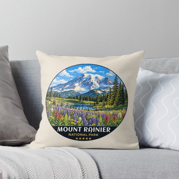 Item preview, Mount Rainier National Park Retro Design designed and sold by Gideon Emmerich.