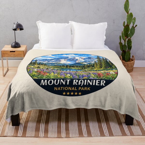 Item preview, Mount Rainier National Park Retro Design designed and sold by Gideon Emmerich.
