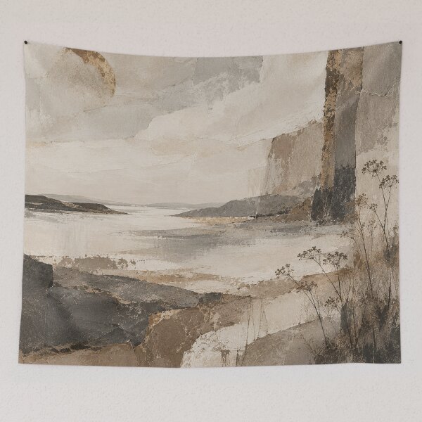 Item preview, Nordic Ocean Landscape  designed and sold by WeaveSphere.