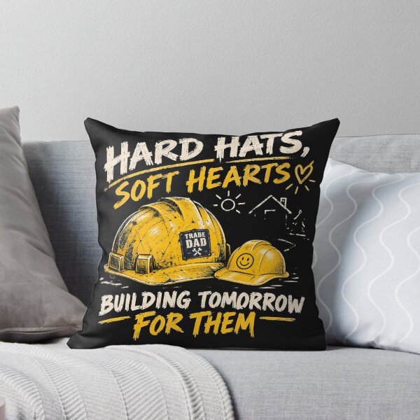 Item preview, Hard Hats Soft Hearts Trade Dad Shirt designed and sold by StudioBilly3000.