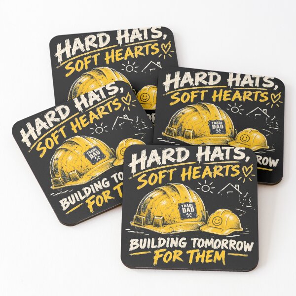 Item preview, Hard Hats Soft Hearts Trade Dad Shirt designed and sold by StudioBilly3000.