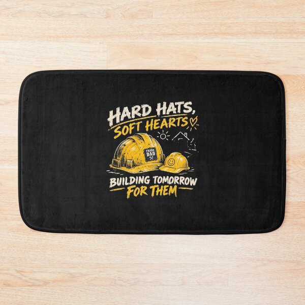 Item preview, Hard Hats Soft Hearts Trade Dad Shirt designed and sold by StudioBilly3000.