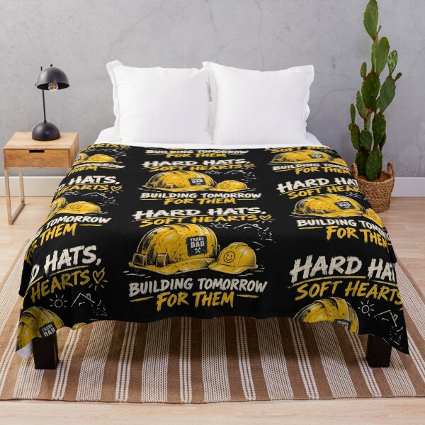 Item preview, Hard Hats Soft Hearts Trade Dad Shirt designed and sold by StudioBilly3000.