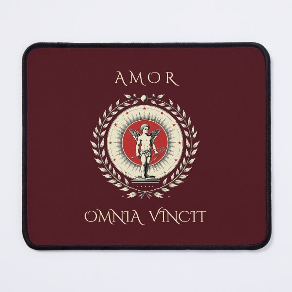 Item preview, Amor Omnia Vincit – Love Conquers All Latin Quote, Romantic Classical Design designed and sold by semenol.