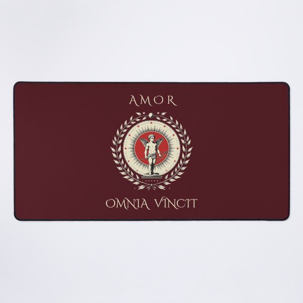 Item preview, Amor Omnia Vincit – Love Conquers All Latin Quote, Romantic Classical Design designed and sold by semenol.