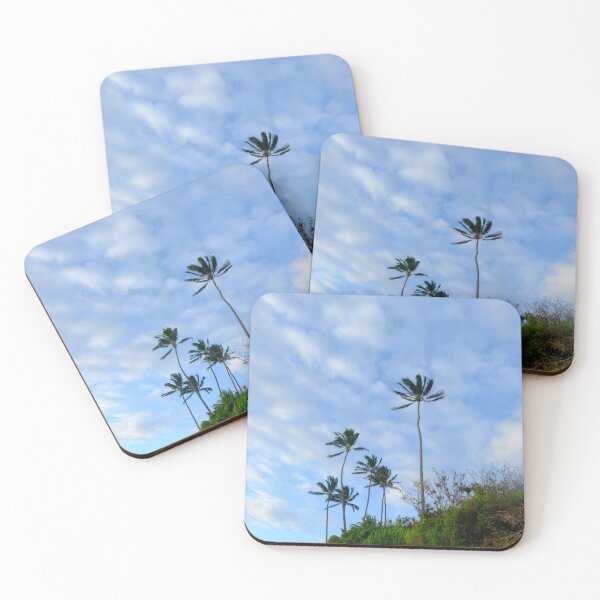 Item preview, Palms Against the Sky Oahu Coastal Bluff designed and sold by Shellush.