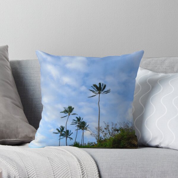 Item preview, Palms Against the Sky Oahu Coastal Bluff designed and sold by Shellush.