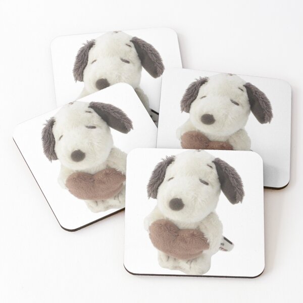 Item preview, snoopy brown heart designed and sold by teethfairy.