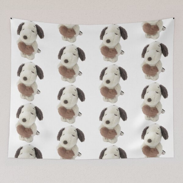 Item preview, snoopy brown heart designed and sold by teethfairy.