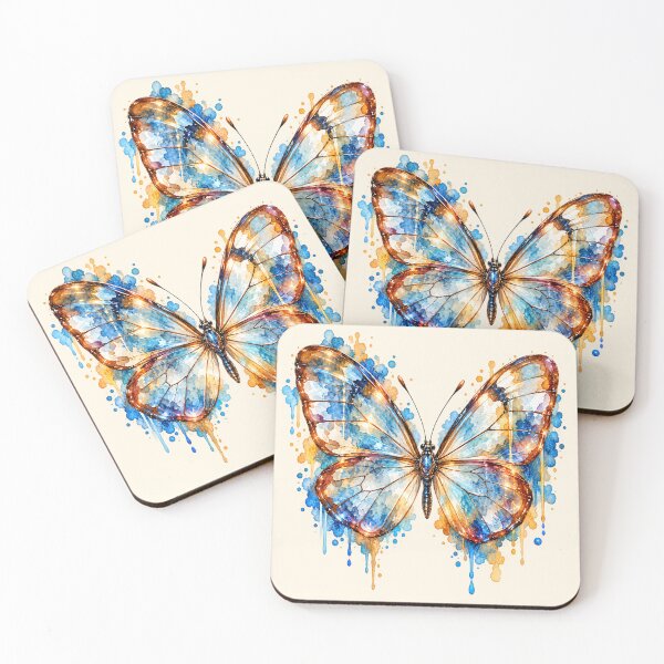Item preview, Sparkling Watercolor Butterfly designed and sold by Peachy Dreams.
