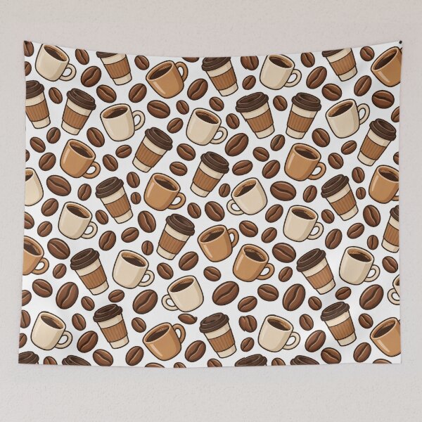 Item preview, Cozy Coffee Cups and Beans designed and sold by Kybruno's Creations.