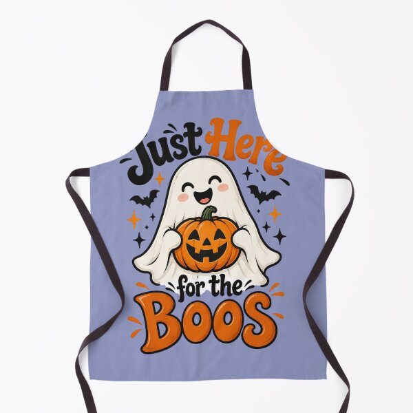 Item preview, Just Here for the Boos Cute Ghost Pumpkin Halloween Design designed and sold by Sanika arts .