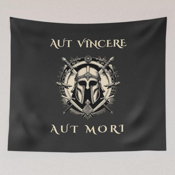 Item preview, Aut Vincere Aut Mori – Either Conquer or Die Latin Motto, Warrior Gothic Design designed and sold by semenol.