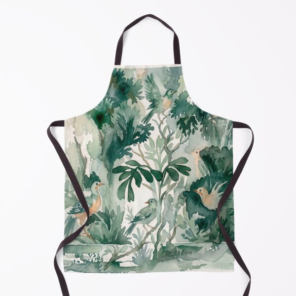 Item preview, Sage Chinoiserie Birds Watercolor Toile designed and sold by Fani*.