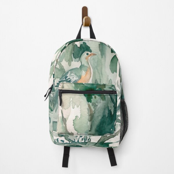 Item preview, Sage Chinoiserie Birds Watercolor Toile designed and sold by Fani*.