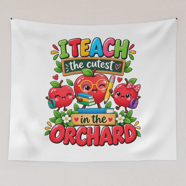 Item preview, I Teach the Cutest Apples in the Orchard Cute Fall Teacher designed and sold by ParkerDuerson.