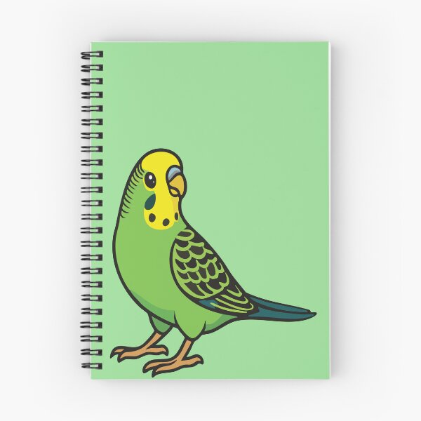 Item preview, Green and Yellow Budgie: Cute Cartoon Parakeet designed and sold by Aritxa.