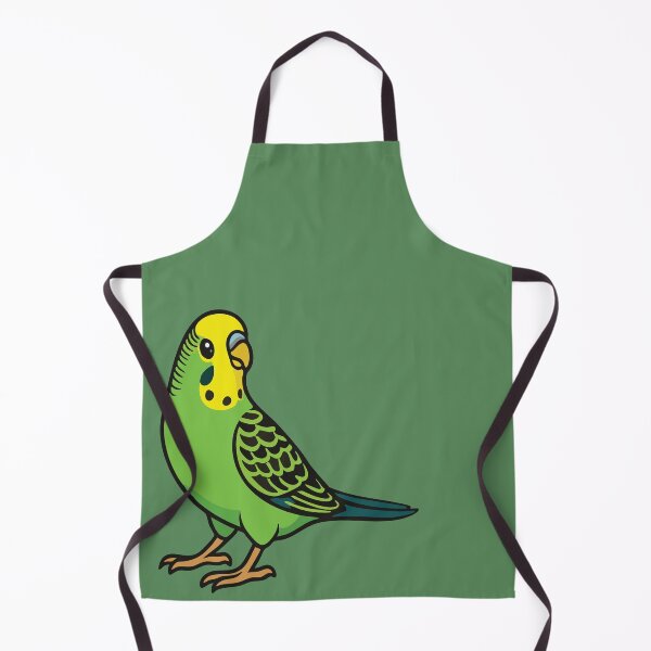 Item preview, Green and Yellow Budgie: Cute Cartoon Parakeet designed and sold by Aritxa.