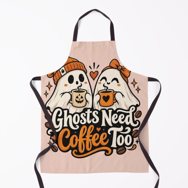 Item preview, Ghosts Need Coffee Too Cute Ghost Coffee Halloween Design – Funny Spooky Coffee Lover Gift designed and sold by Sanika arts .