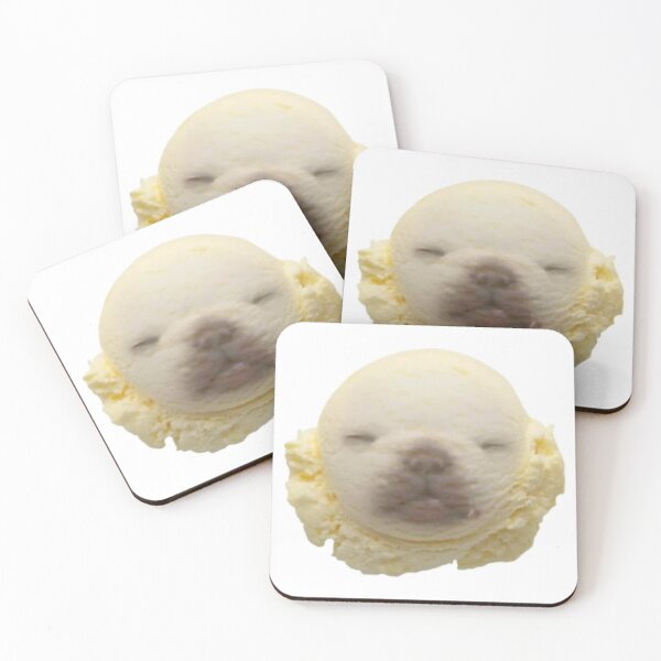 Item preview, ice cream baby seal designed and sold by teethfairy.