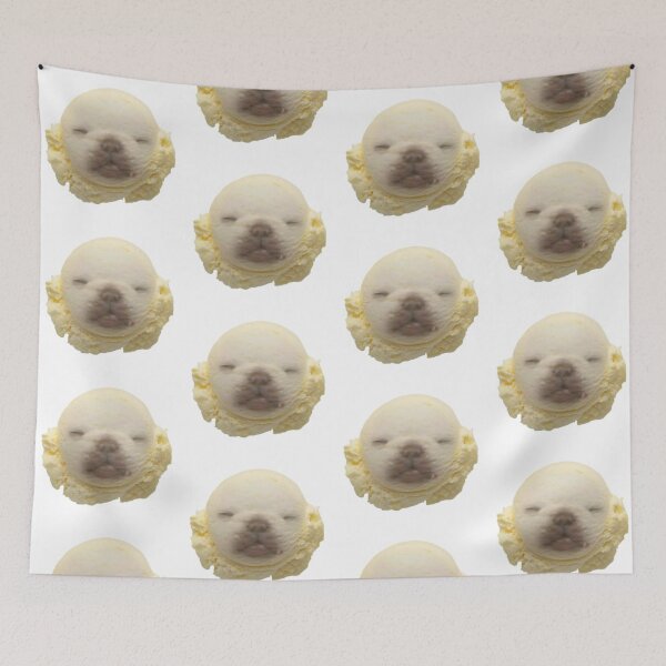 Item preview, ice cream baby seal designed and sold by teethfairy.