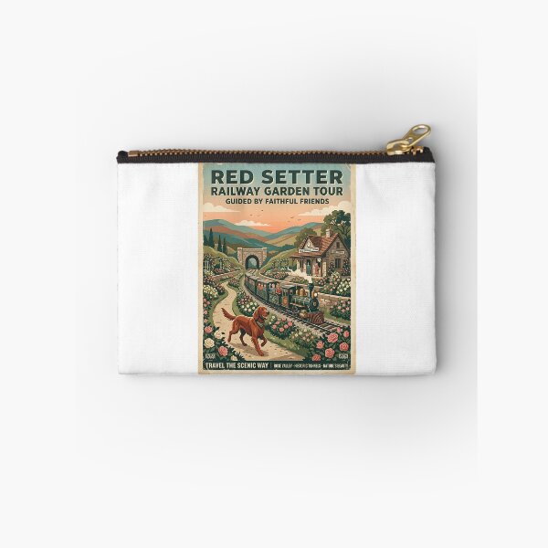 Item preview, Red Setter Railway Gardener designed and sold by PictoVibe.