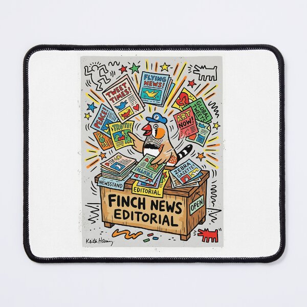 Item preview, Zebra Finch Newsstand Editor designed and sold by PictoVibe.