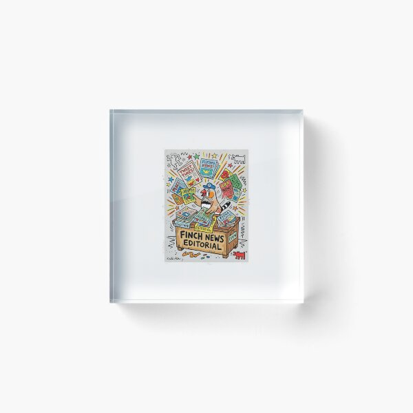 Item preview, Zebra Finch Newsstand Editor designed and sold by PictoVibe.