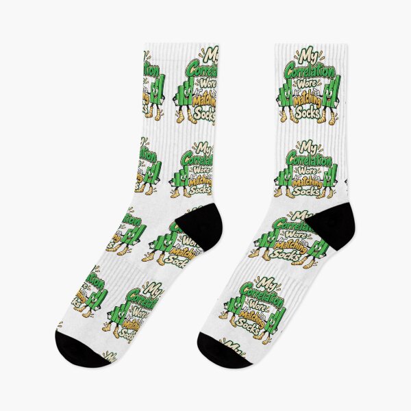 Item preview, Correlation Wore Matching Socks Trading Humor designed and sold by Bikivuno.