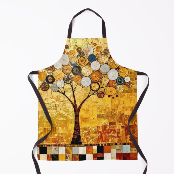 Item preview, Ornate Gold Leaf and Mosaic Circle Tree designed and sold by Vicky Brago-Mitchell®.