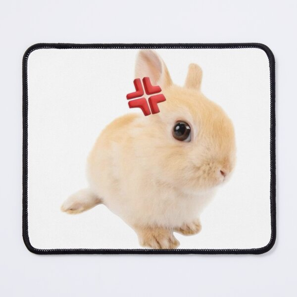 Item preview, angry bunny emote designed and sold by teethfairy.