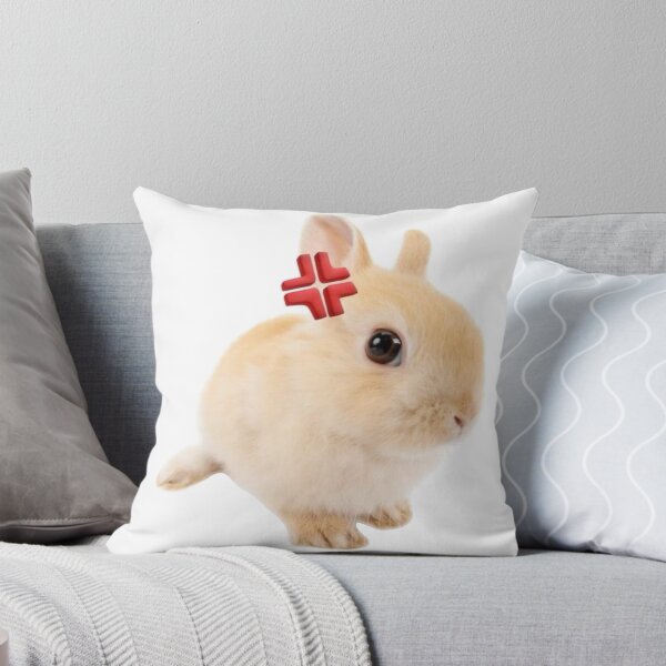 Item preview, angry bunny emote designed and sold by teethfairy.