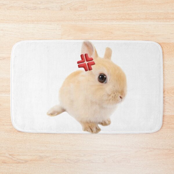 Item preview, angry bunny emote designed and sold by teethfairy.