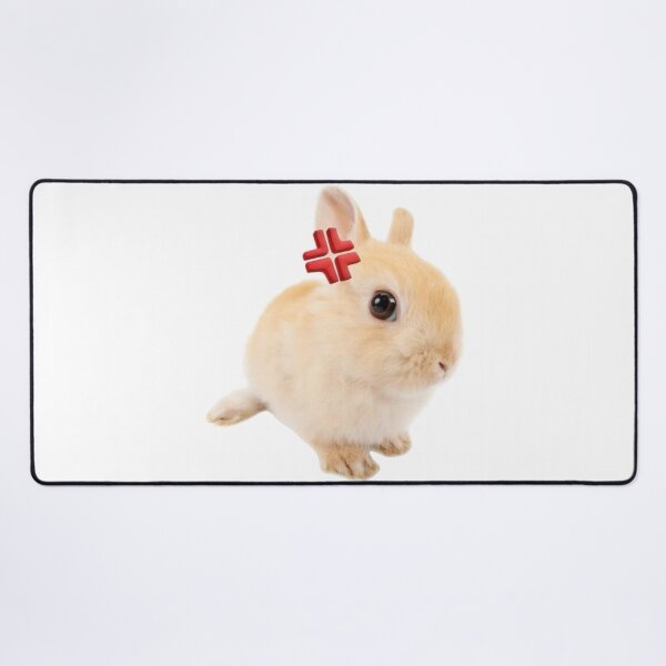 Item preview, angry bunny emote designed and sold by teethfairy.