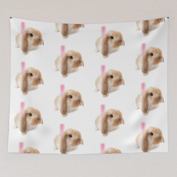 Item preview, exclamation bunny emote designed and sold by teethfairy.