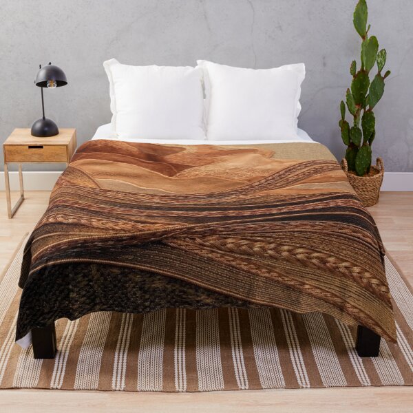 Item preview, Warm Terracotta Textile Art Landscape designed and sold by KingsArtworx 2.