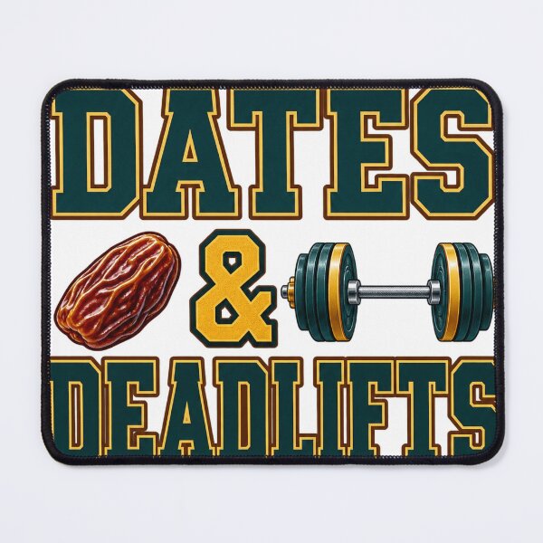 Item preview, Dates and Deadlifts Muslim Gym Halal Fitness Gift designed and sold by ys96.