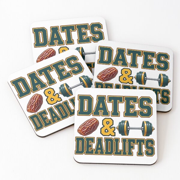 Item preview, Dates and Deadlifts Muslim Gym Halal Fitness Gift designed and sold by ys96.