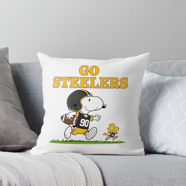 Item preview, Snoopy & Woodstock Pittsburgh Steelers Football Retro F404 designed and sold by GLUVY-THEME.