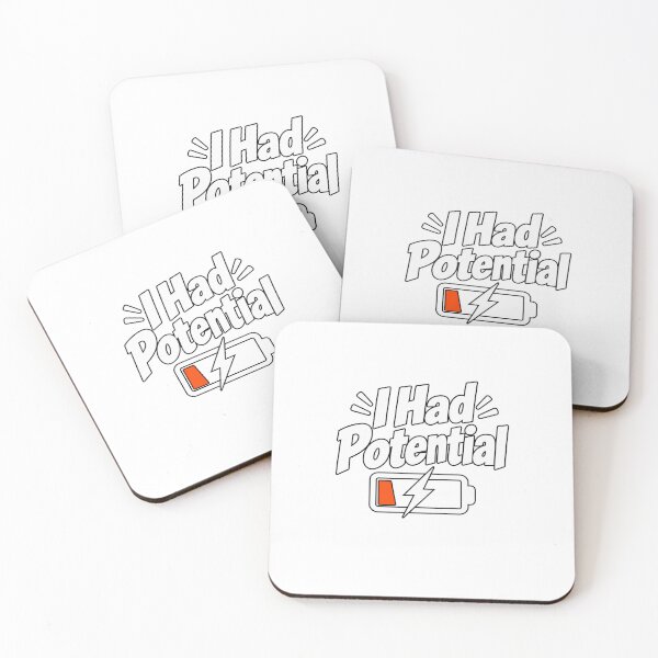 Item preview, I Had Potential Funny Battery Low Charge Sarcastic designed and sold by LiverEver.