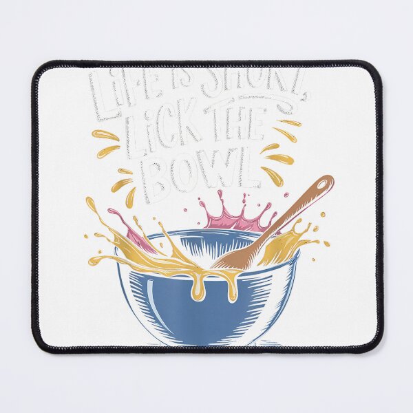 Item preview, Life Is Short Lick The Bowl Cooking Fun T-Shirt designed and sold by Offhand.