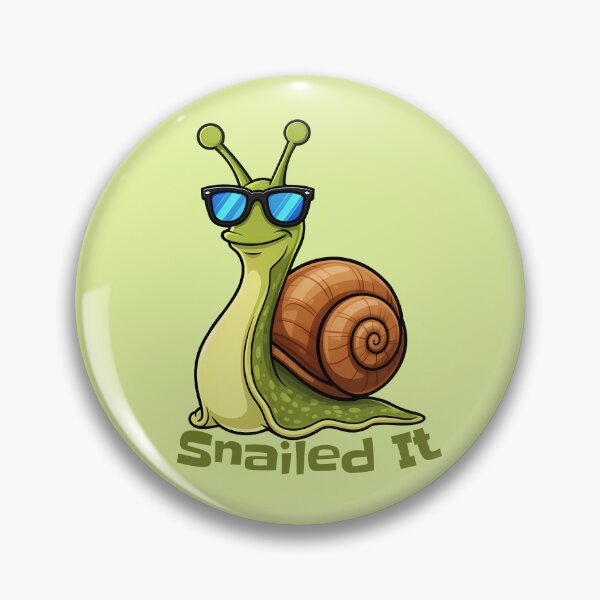 Item preview, Snailed It, Cute Snail Illustration designed and sold by WrenAndWhimsy.